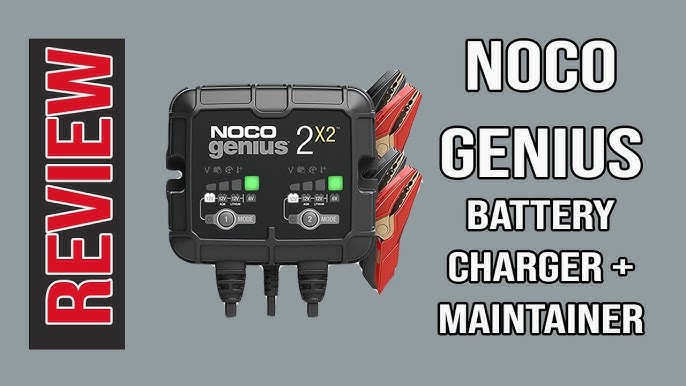 NOCO Genius GENPRO10X2, 2-Bank, 20A (10A/Bank) Smart Marine Battery  Charger, 12V Waterproof Onboard Boat Charger, Battery Maintainer and  Desulfator for AGM, Lithium (LiFePO4) and Deep-Cycle Batteries