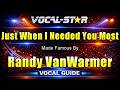 Just When I Needed You Most - Randy VanWarmer KARAOKE With Vocal Guide