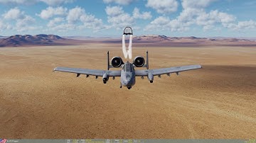 DCS World A-10C Slow Motion Ejection Sequence