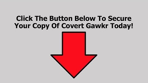 Covert Gawkr Demo