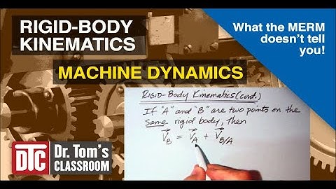 Rigid-body Kinematics - Machine Dynamics (What the MERM doesn