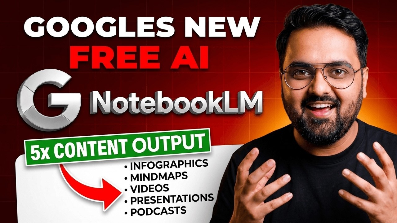 🚀 NoteBookLM Tutorial | How To Use NoteBookLM | Best Free AI Video ...