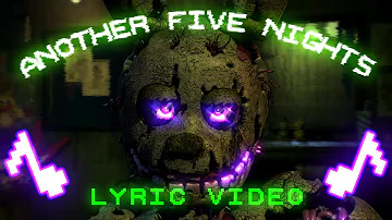 FNAF 3 RAP - "Another Five Nights" - JT Music [UNOFFICIAL LYRIC VIDEO]