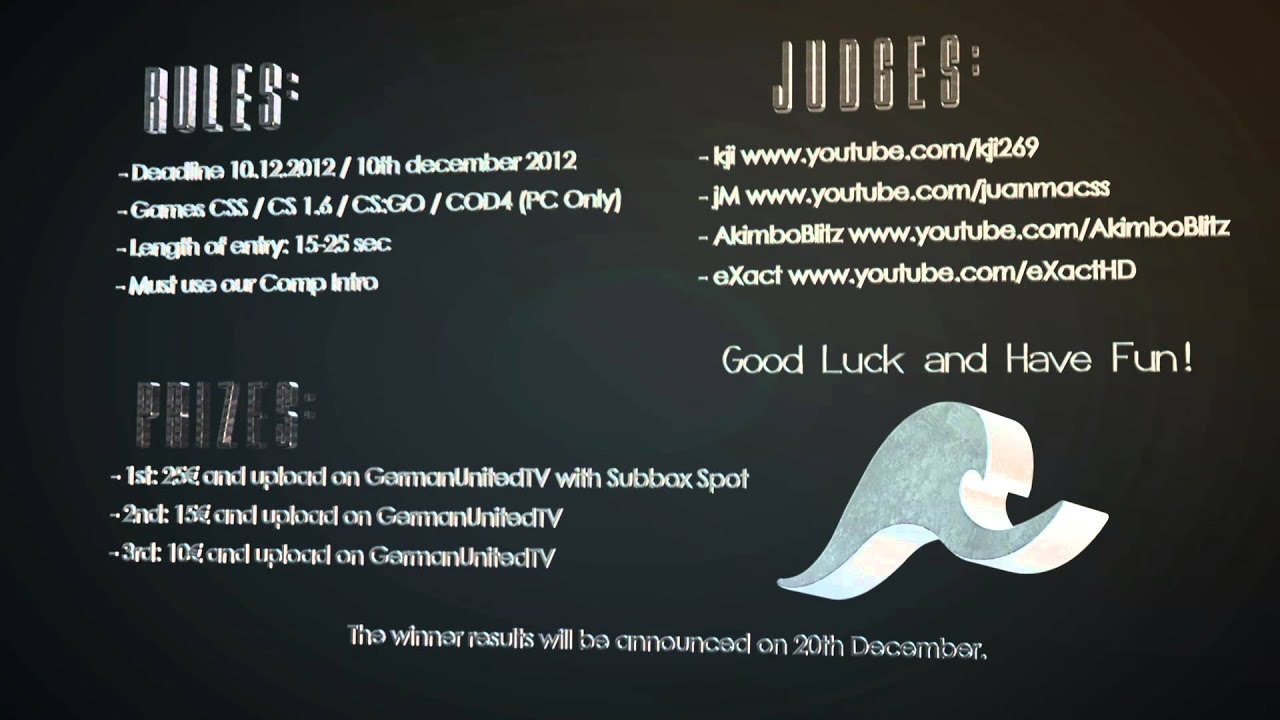 AquaticStudios Editing Competition 2.0 [with Cashprices]