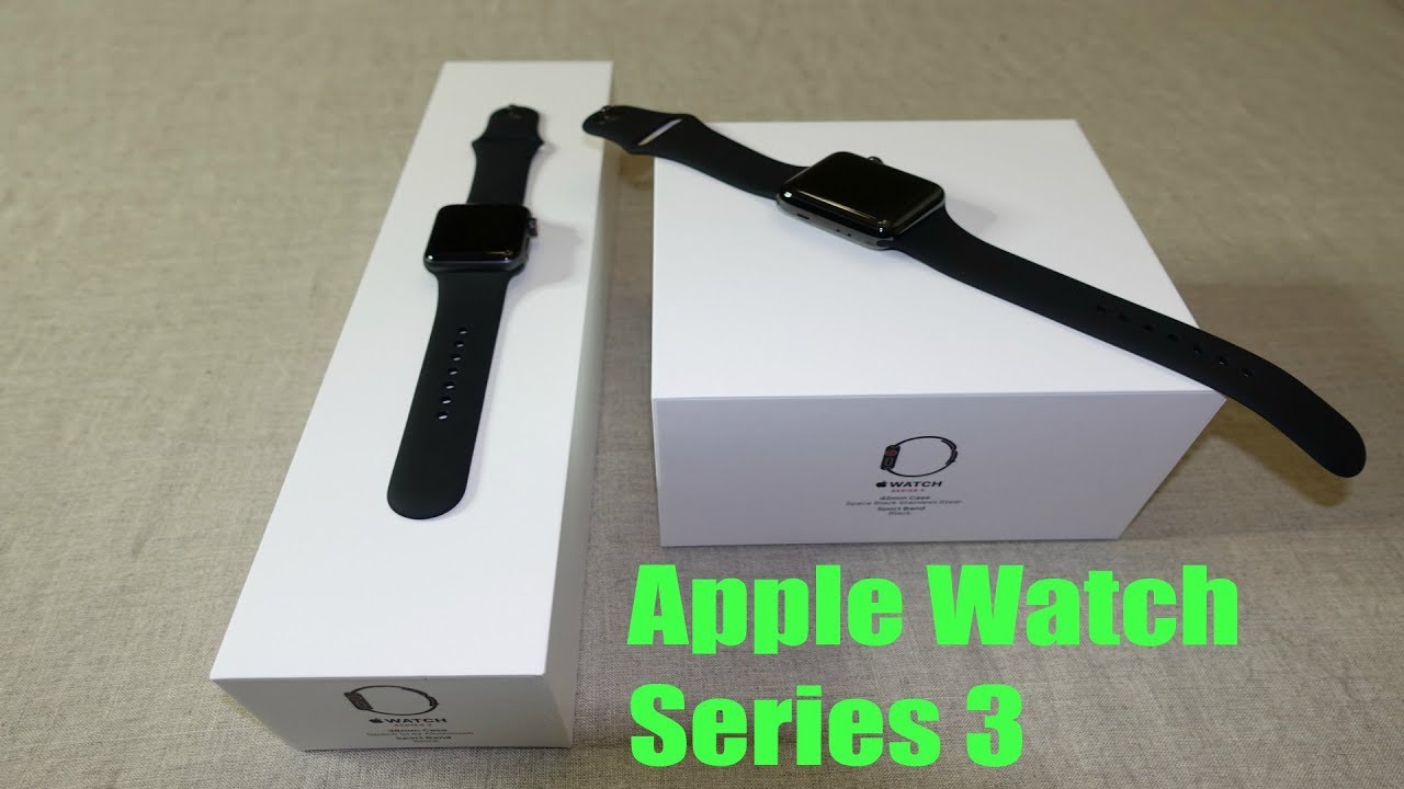 apple watch serie 3 box