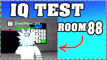 ROOM 88 IQ TEST Roblox Walkthrough 🧠 [Full Guide English]