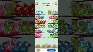 bird sort 2 color puzzle solution niveau 300 #games #gaming #puzzle #puzzlegame #androidgames