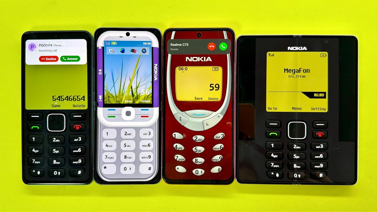 Incoming Call Launcher Nokia four BabyPhone, WhatsApp Samsung/ Realmi/ Fold