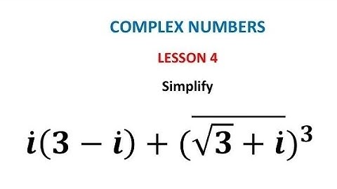 How to simplify complex numbers| Complex algebra| Further Pure Mathematics| A level maths 