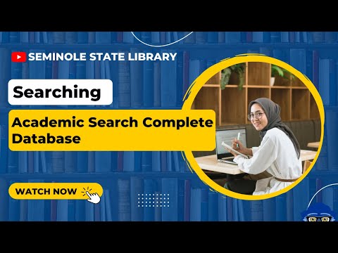 Thumbnail for the embedded element "Academic Search Complete Database in 3 Minutes"