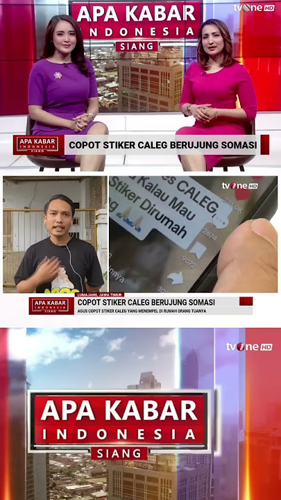 COPOT STIKER CALEG BERUJUNG SOMASI