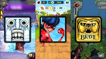 Temple Run 2 Frozen Festival Vs Miraculous Ladybug & Cat Noir Vs Temple Run Brave - Endless Run