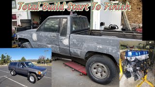 Neglected 1986 Toyota Pickup Full Restoration In 10 Minutes!!!