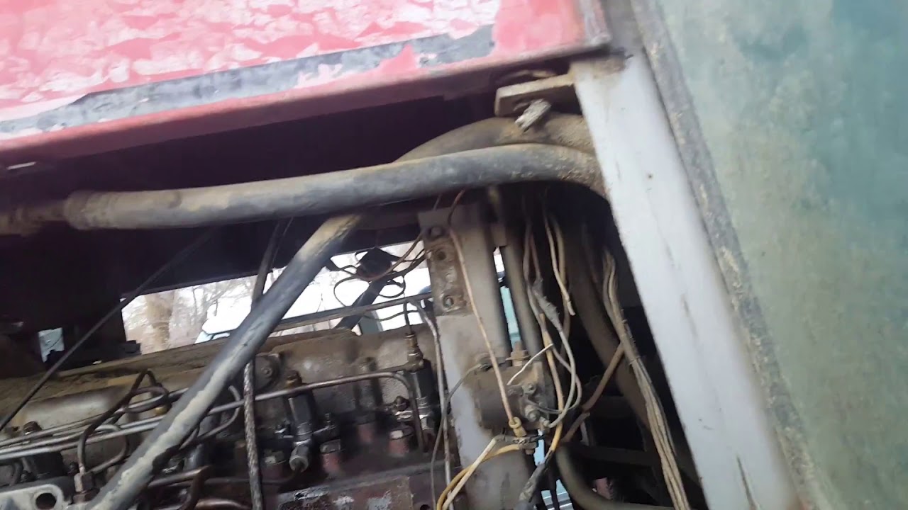 1955 Massey Ferguson tractor fuel injector replacement YouTube