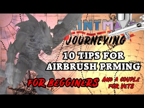 How to Prime Miniatures with an Airbrush (Tips and Guide) - Tangible Day