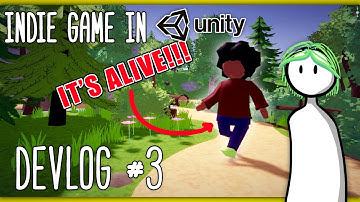 Making a LOW POLY character for my INDIE GAME (Indie Game Devlog #3)