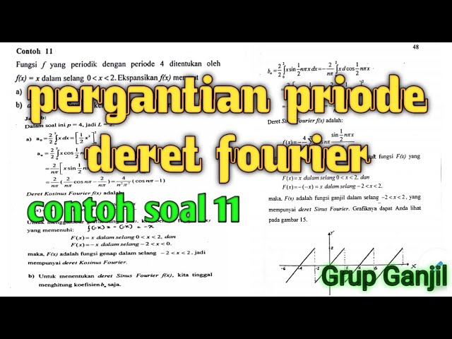 Contoh Soal Deret Fourier