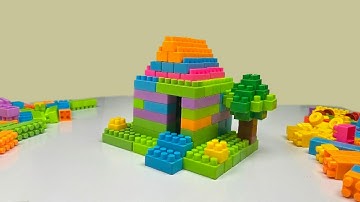 Satisfying DIY House | ASMR Building Blocks | Relaxing Games