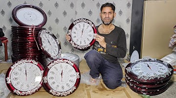 Amazing Process Of Making Wall Clock