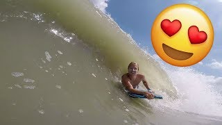 Pristine Delaware Bodyboard Shorebreak Conditions