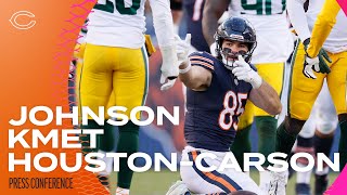 Johnson, Kmet, Houston-Carson react to loss against Packers | Chicago Bears Content