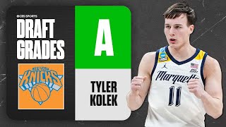 Tyler Kolek Selected No. 34 Overall By New York Knicks I 2024 Nba Draft Grades I Cbs Sports