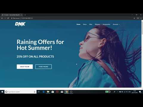 Create E-Commerce Website