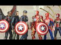 Spider man captain shield was stolen by falcon and bucky  figure stopmotion