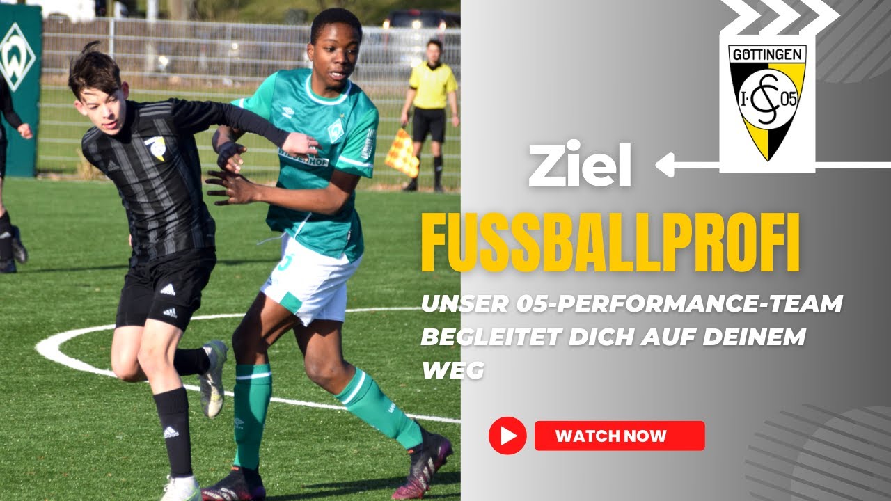 Dein Ziel:  Fußballprofi! Das PerformanceTeam des 1.SC Göttingen 05 hilft Dir dabei.