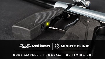 Valken Minute Clinic Code Program Fine Time Rate of Fire Cap