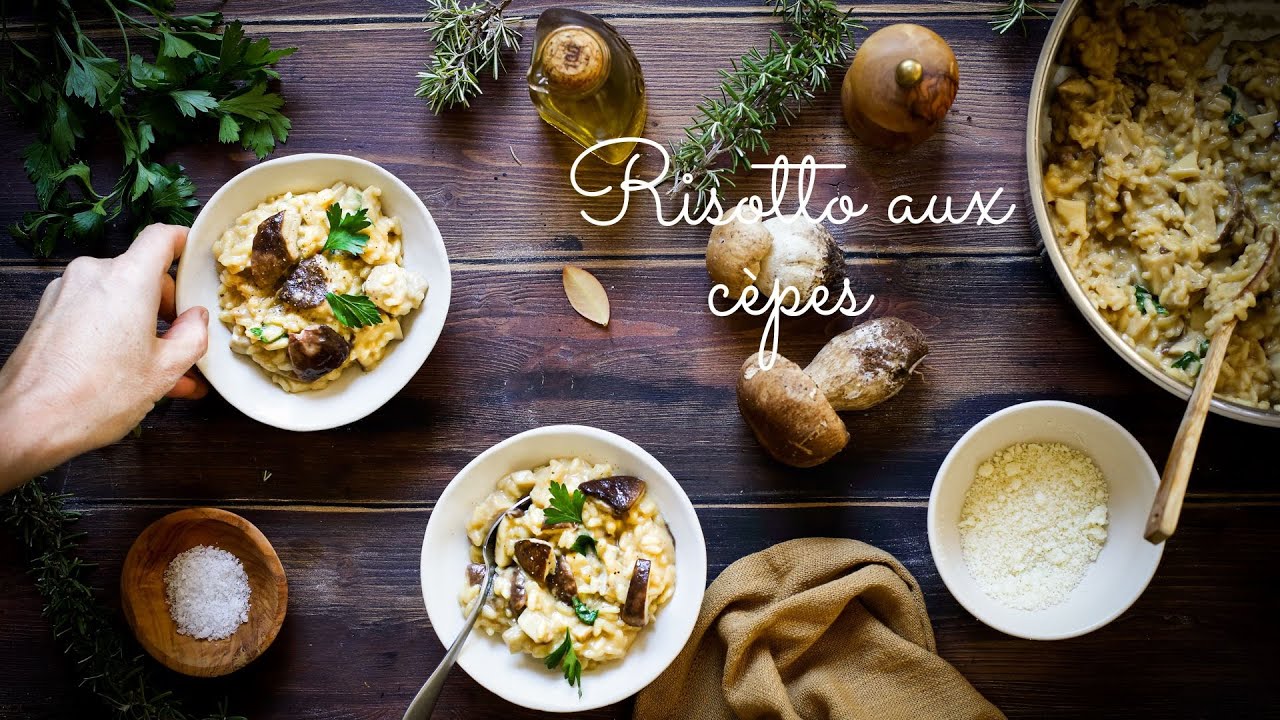 Risotto italien aux cèpes la recette facile et savoureuse !