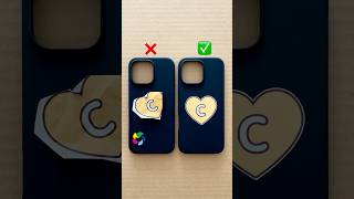 Sticker Deco ✂️ Heart Monogram: Letter C 💛✨ Messy vs. Perfect #chanafavors #PerfectCut #diy