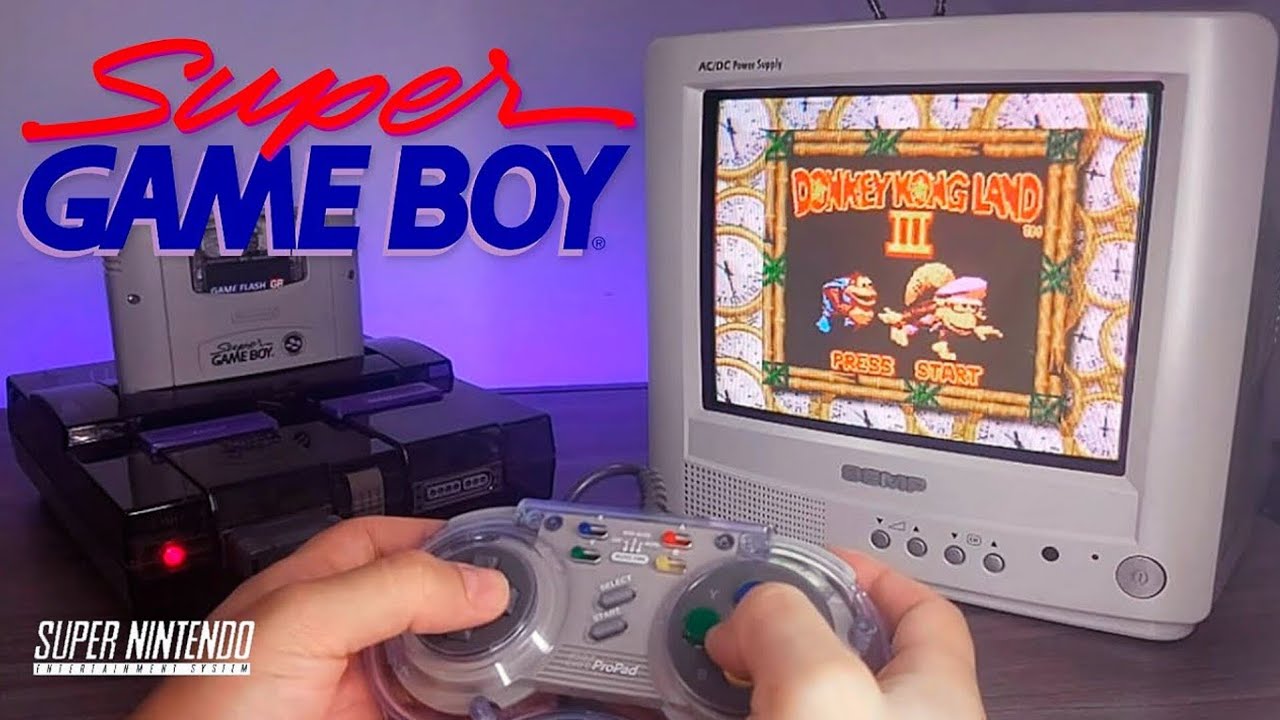 Super Game Boy - Super Nintendo Gameplay - CRT