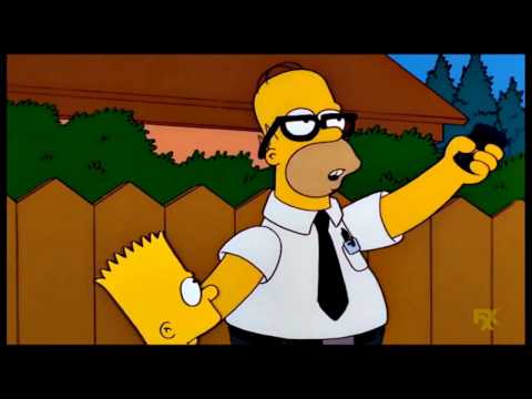 The Simpsons Homer Destroys The Church Clip 