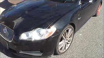 Jaguar XF How to Jump and Open  Trunk When Battery Dead