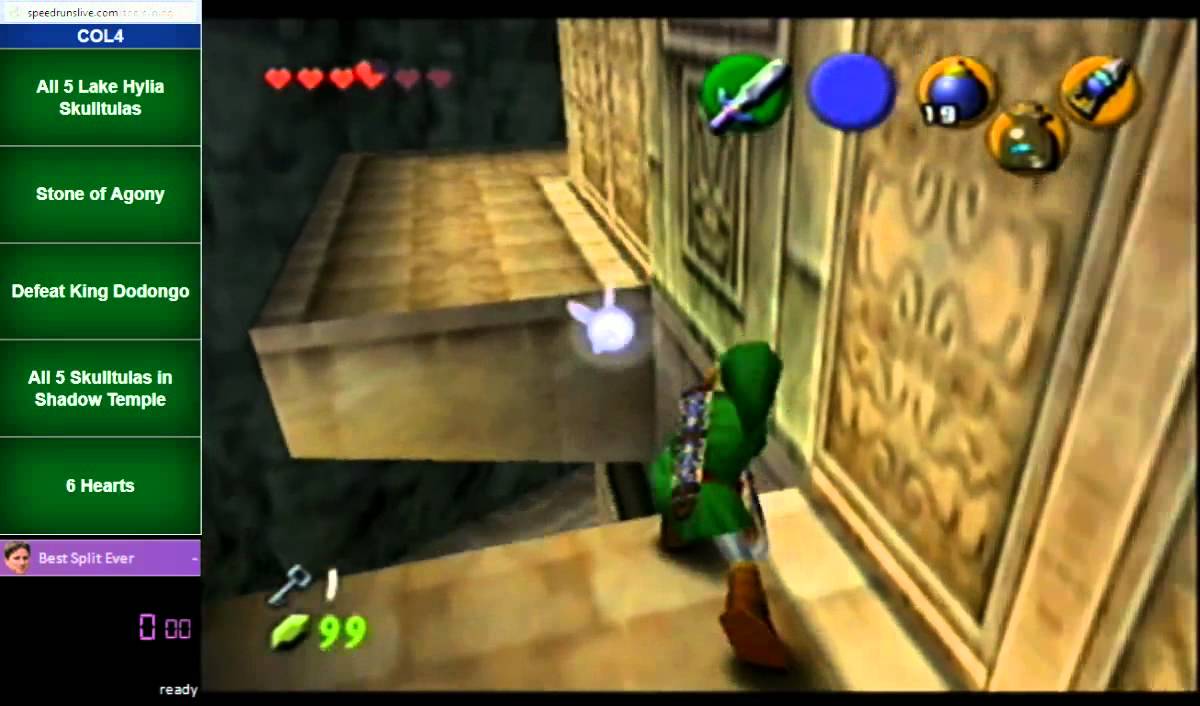OoT Hookshot to 2F in Water Temple Setup YouTube