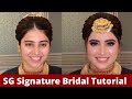 How to do signature bridal makeup by sakshi gupta makeup studio  academy in simple steps