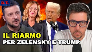 ZELENSKY CHIEDE ARMI e subisce Sumy, mentre Italia ed Europa fanno contento TRUMP