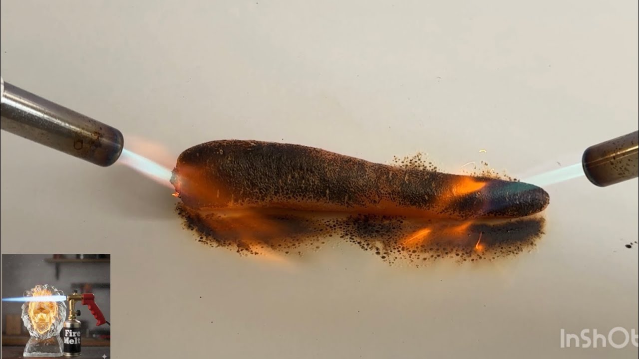 Don’t Try This! Melting a Carrot Over Extreme Fire 🥕🔥 - YouTube