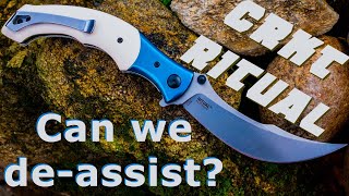 Crkt Ritual - Can You Remove The Spring Assist?