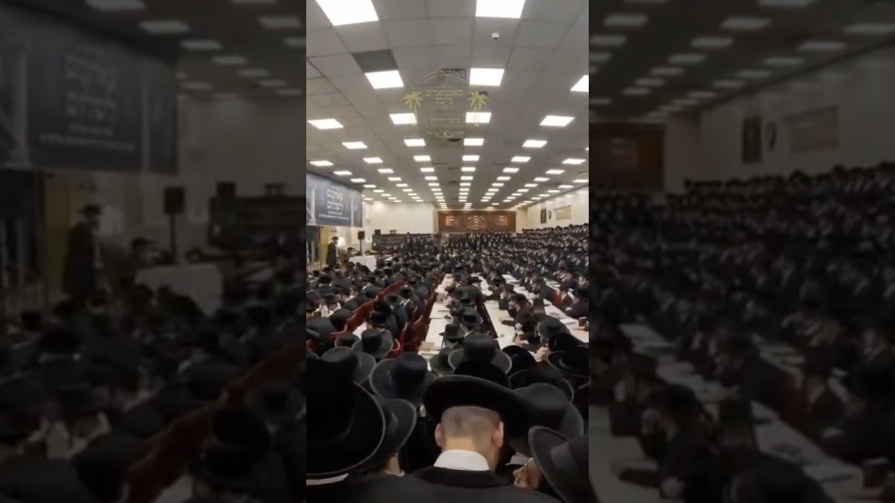 מעמד צאתכם לשלום לכ״ק האדמו״ר מסאטמר לקראת מסע הקודש בארה״ק לחיזוק וביסוס המוסדות