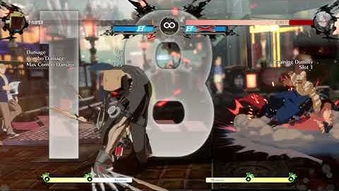 Guilty Gear -Strive-Faust purple RC command grab tech.