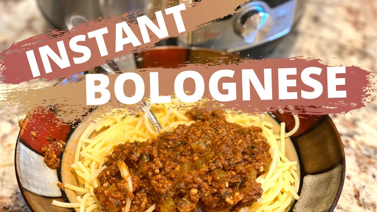 Instant Pot Bolognese just like Grandma Used to Make | One Hour Gluten Free  Bolognese