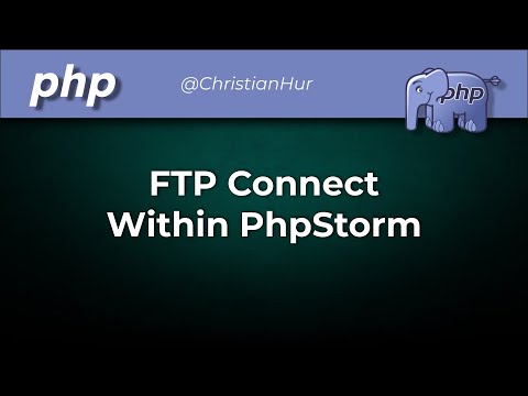 How to set up FTP within PhpStorm