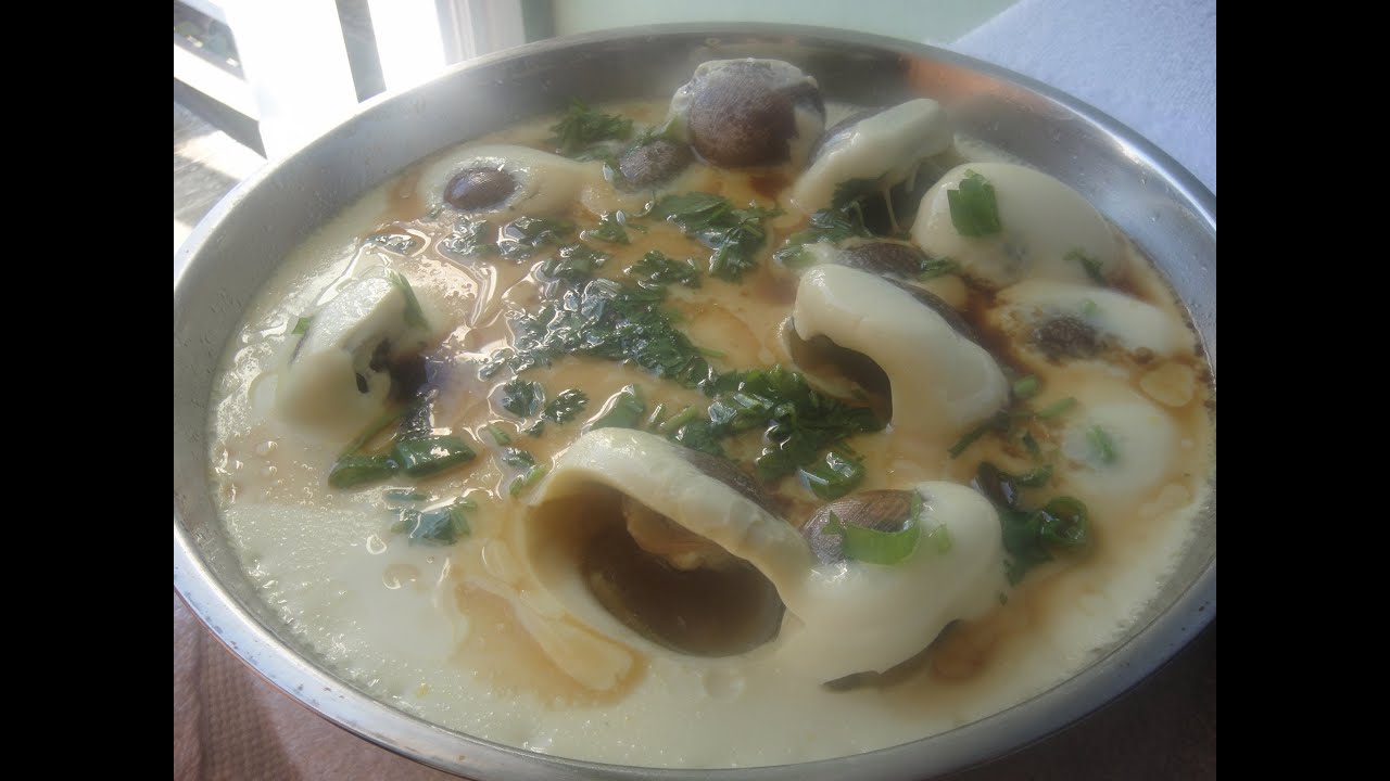 Steam Eggs with Fresh Clams, 大蜆蒸水蛋 Recipe YouTube