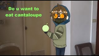 Do you want to eat cantaloupe? Meme ( Creepypasta ) /Ticci Toby /Masky/Hoodie