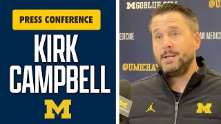 Kirk Campbell On J.J. McCarthy's Biggest Strength, Backup QBs, More | Michigan Football I #GoBlue screenshot 3