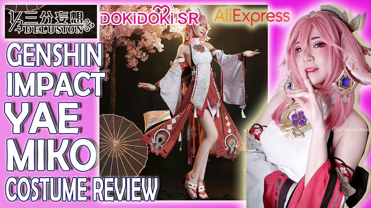 Genshin Impact YAE MIKO Cosplay | 1/3 delusion costume review | dokidoki cosplay | jaRoukaSama
