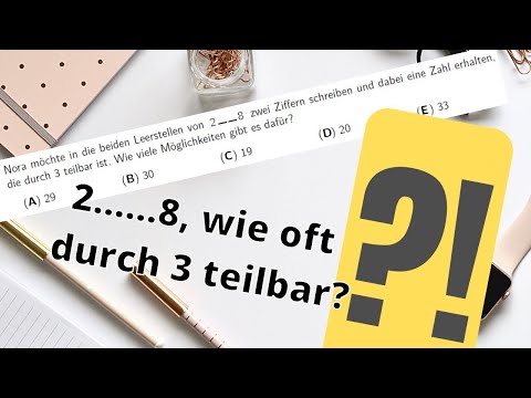 Mathe RÄTSEL - wie viele Zahlen sind durch 3 teilbar?