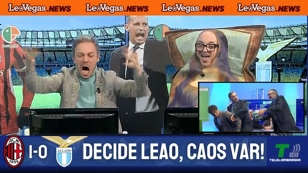 GOL DI MILAN LAZIO 1-0: DECIDE LEAO CHE CAOS VAR NEL FINALE